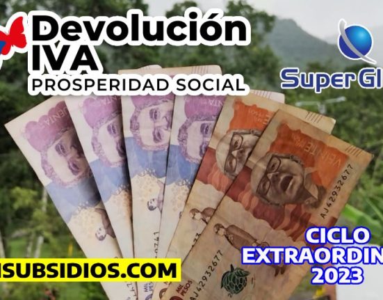 Ciclo Extraordinario 2023 del Subsidio Devolución del IVA | Consulte listado con CC