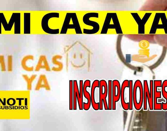 Mi Casa Ya inscripciones