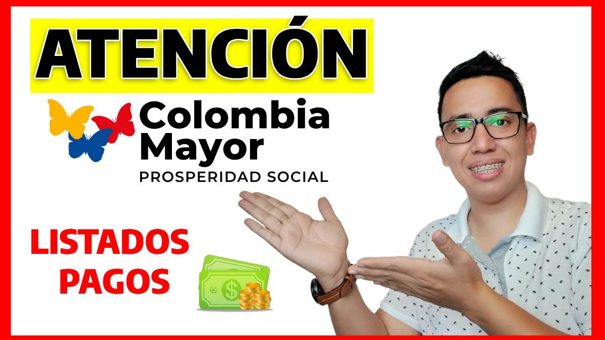 Logo Colombia Mayor foto de Wintor abc en letra listados pagos atención logo de dinero