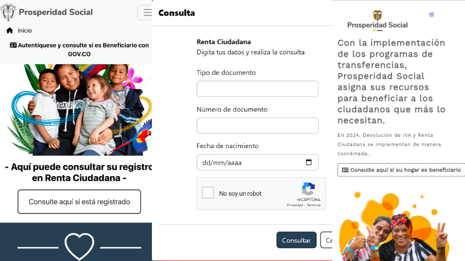 Nuevo enlace para consultar Renta Ciudadana pagina oficial notisubsidios