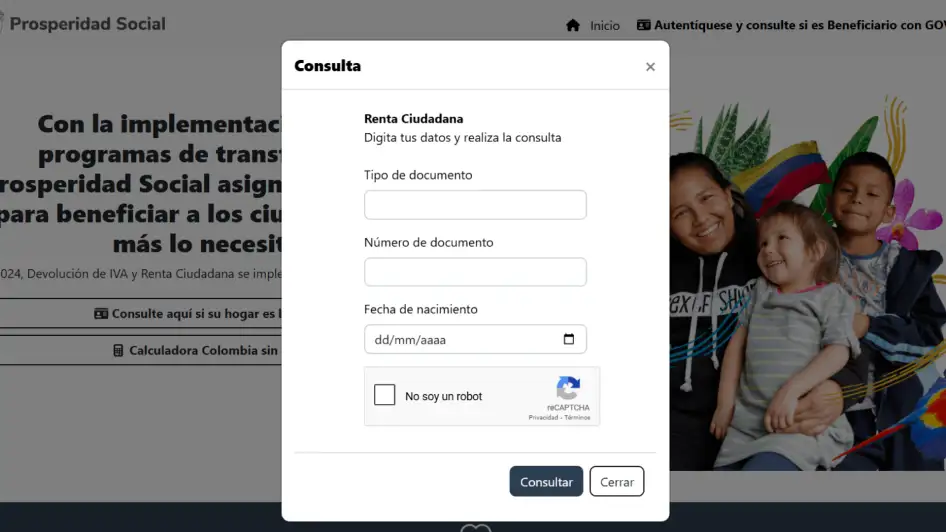 Link de consulta pagos abril Renta Ciudadana