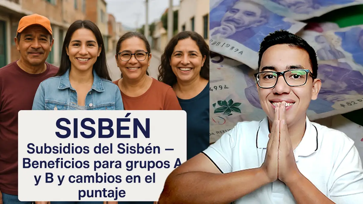 foto de wintor abc en palabras Subsidios del Sisbén – Beneficios para grupos A y B y cambios en el puntaje